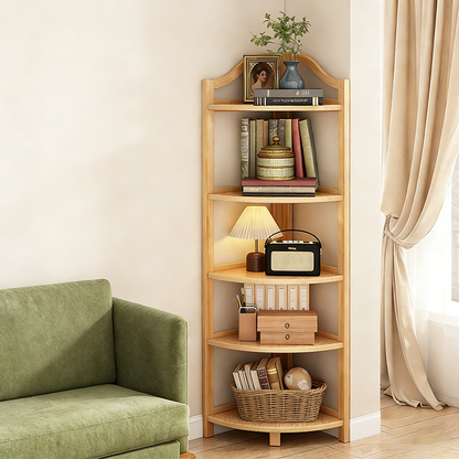 Modern Fan Corner Shelf