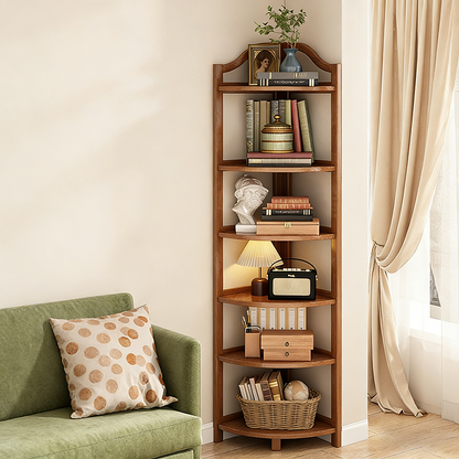 Modern Fan Corner Shelf