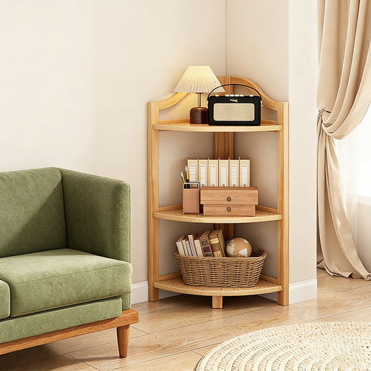 Modern Fan Corner Shelf