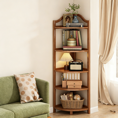 Modern Fan Corner Shelf