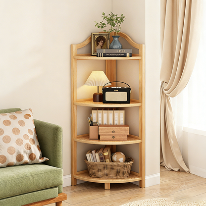 Modern Fan Corner Shelf