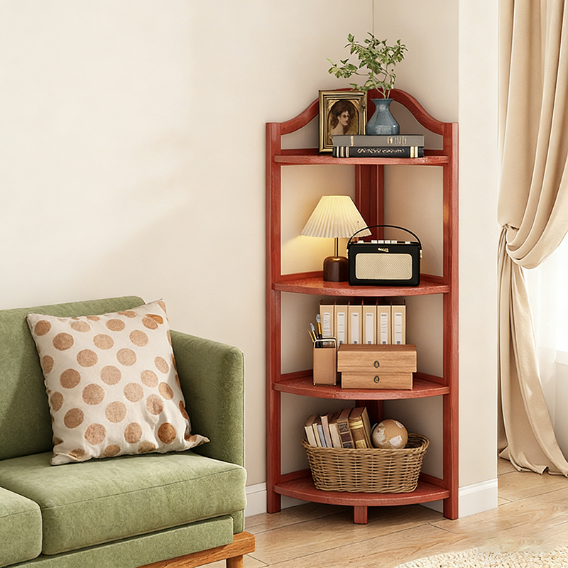 Modern Fan Corner Shelf