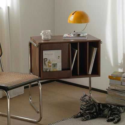 Traditional Stainless Steel End Table