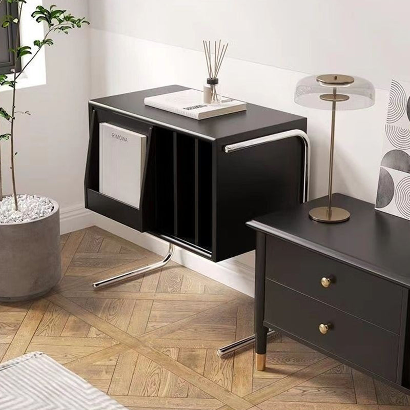 Traditional Stainless Steel End Table