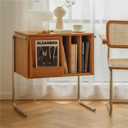 Traditional Stainless Steel End Table