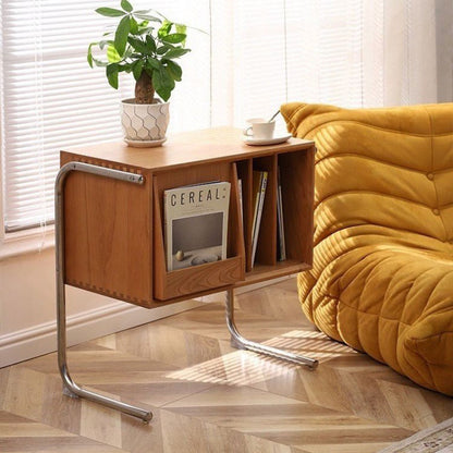 Traditional Stainless Steel End Table