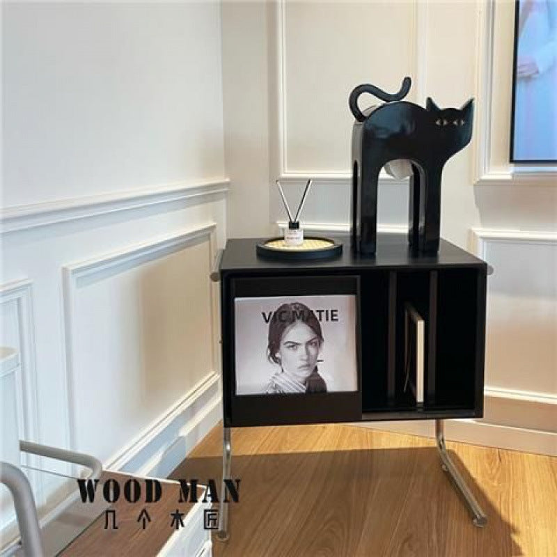 Traditional Stainless Steel End Table