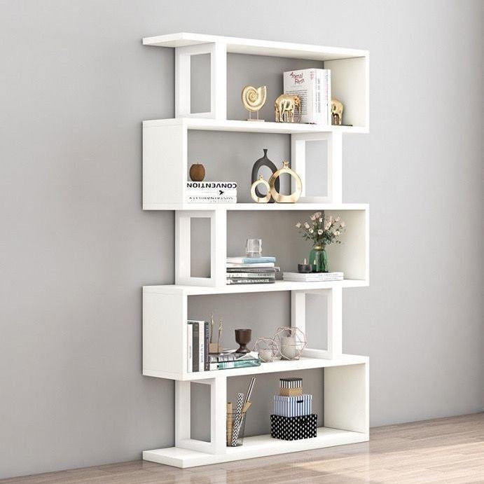 Contemporary Geometric Bookshelf