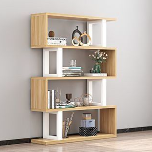 Contemporary Geometric Bookshelf