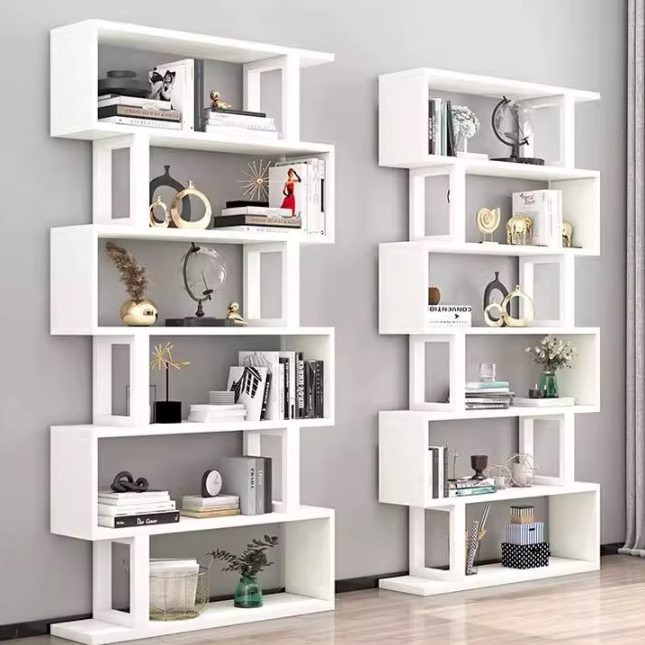 Contemporary Geometric Bookshelf