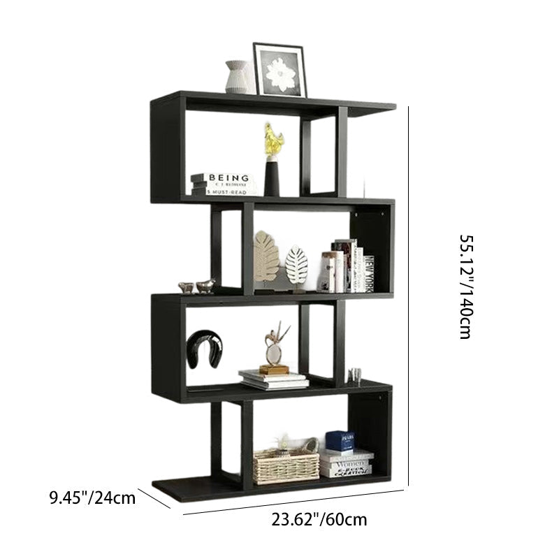 Contemporary Geometric Bookshelf