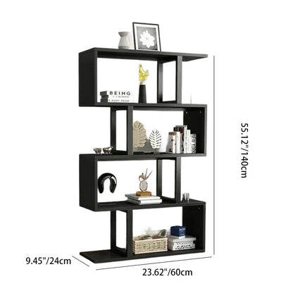 Contemporary Geometric Bookshelf