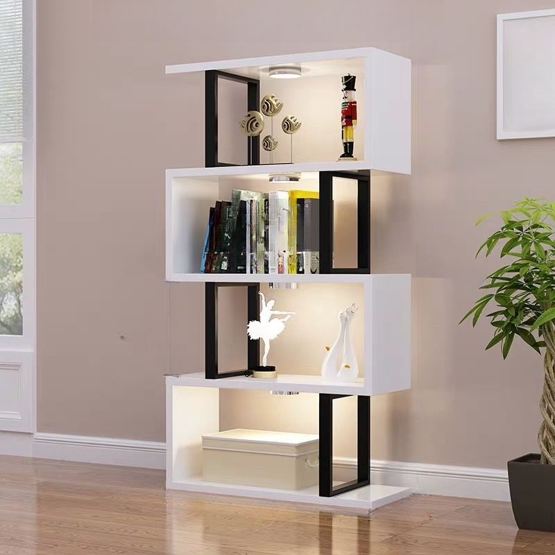 Contemporary Geometric Bookshelf