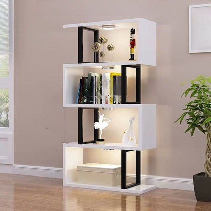 Contemporary Geometric Bookshelf