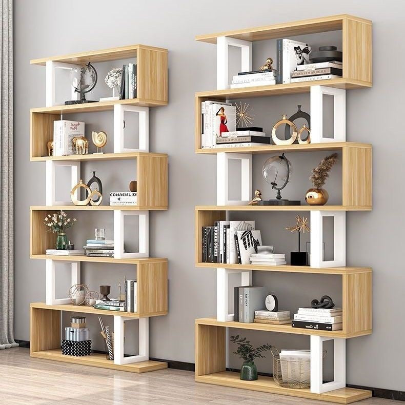 Contemporary Geometric Bookshelf