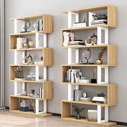 Contemporary Geometric Bookshelf