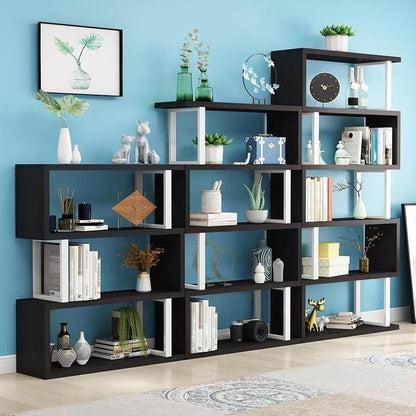 Contemporary Geometric Bookshelf