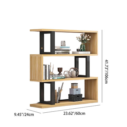 Contemporary Geometric Bookshelf