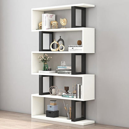 Contemporary Geometric Bookshelf