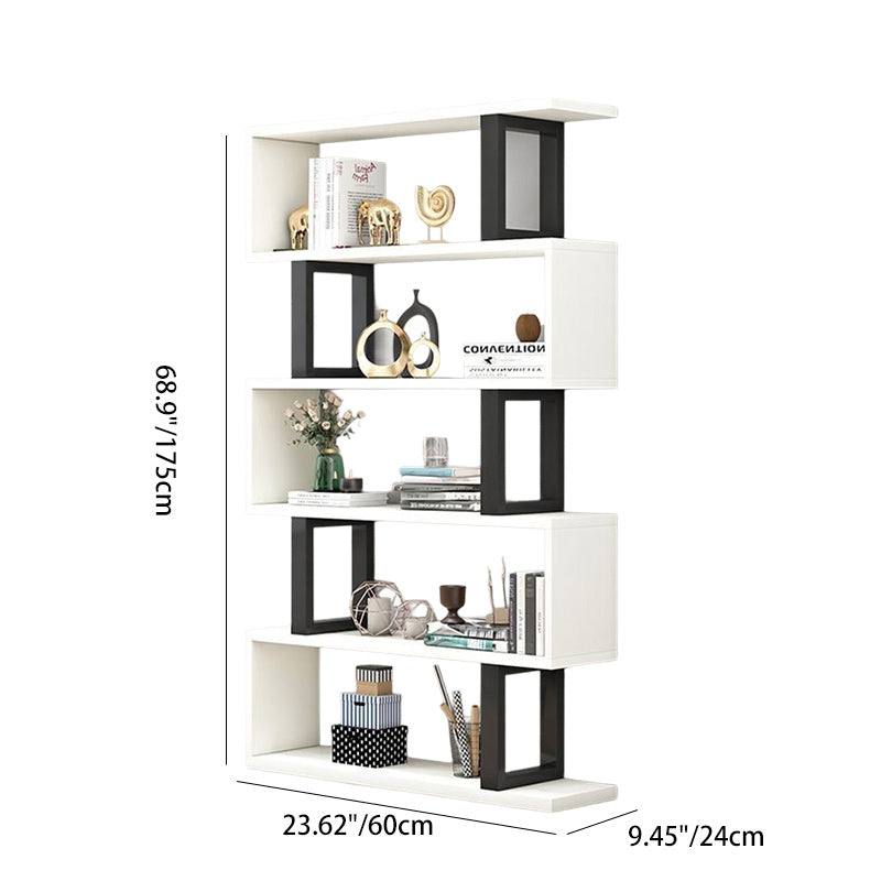 Contemporary Geometric Bookshelf