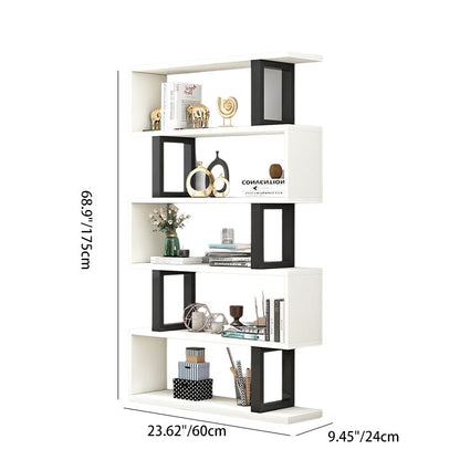 Contemporary Geometric Bookshelf