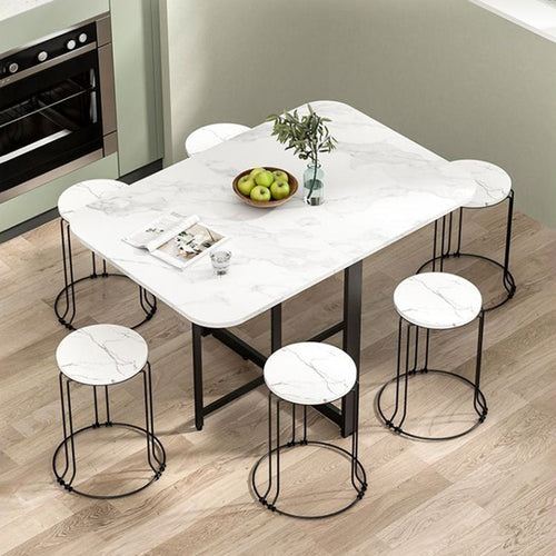 Modern Carbon Steel Dining Table