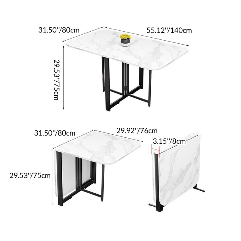 Modern Carbon Steel Dining Table