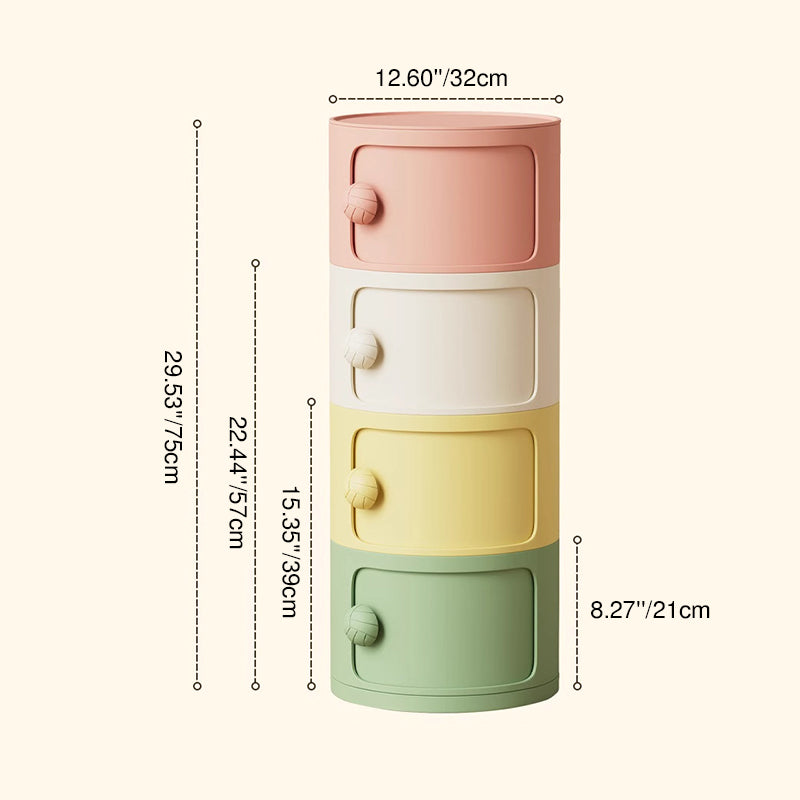 Modern Plastic Nightstand