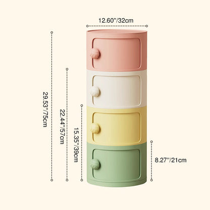 Modern Plastic Nightstand