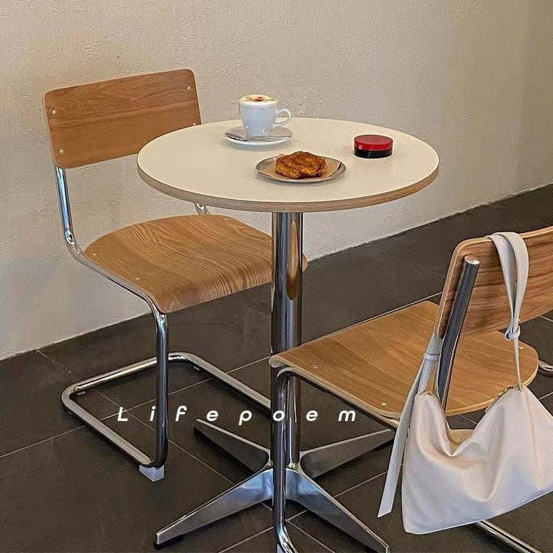 Modern Stainless Steel Dining Table