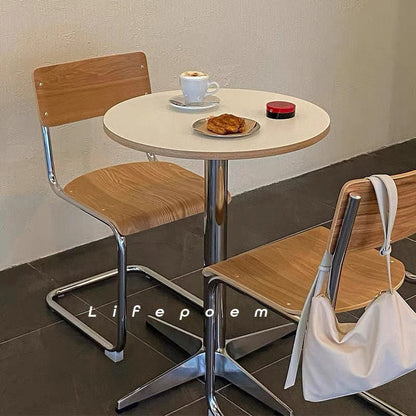 Modern Stainless Steel Dining Table
