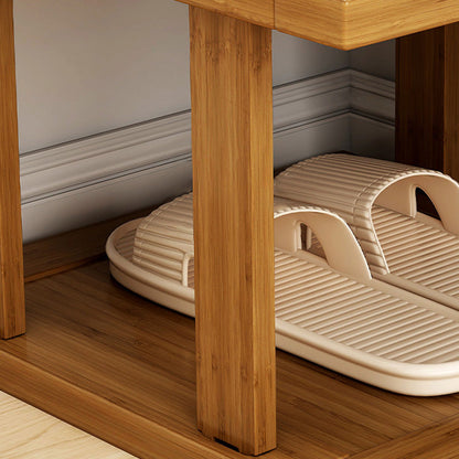 Modern Minimalist Bamboo Shoe Rack