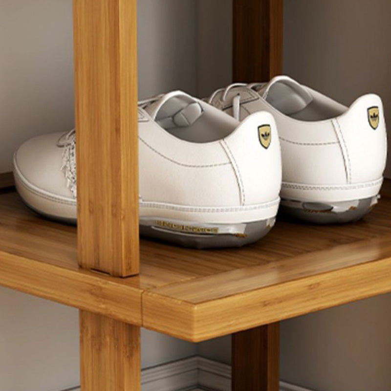 Modern Minimalist Bamboo Shoe Rack