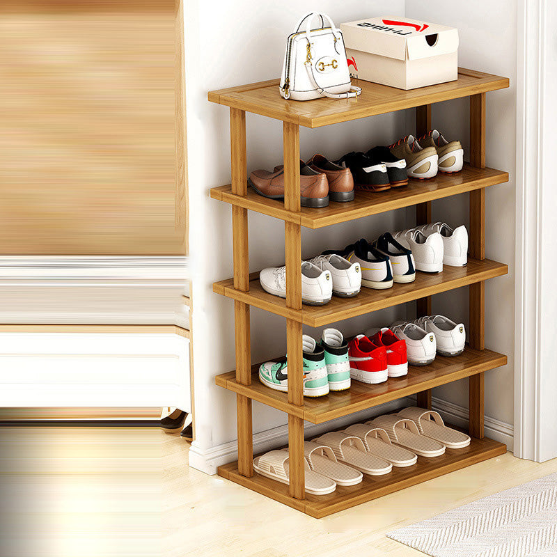 Modern Minimalist Bamboo Shoe Rack