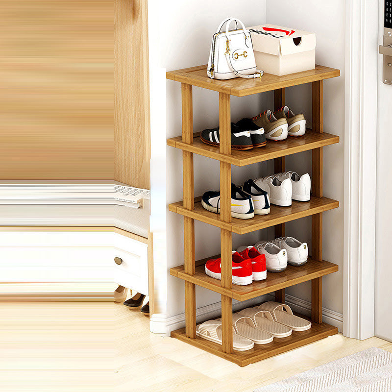 Modern Minimalist Bamboo Shoe Rack