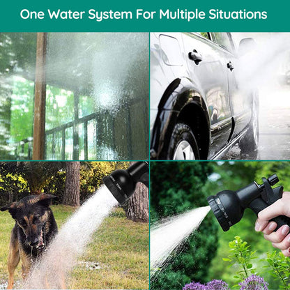 Expandable Garden Hose 100ft with 8 Spray Nozzle