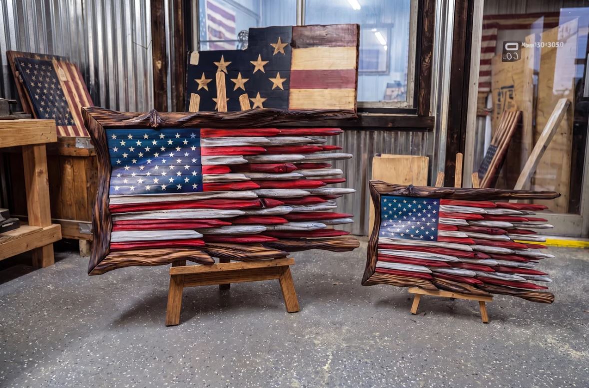 "The Battle Worn" Flag