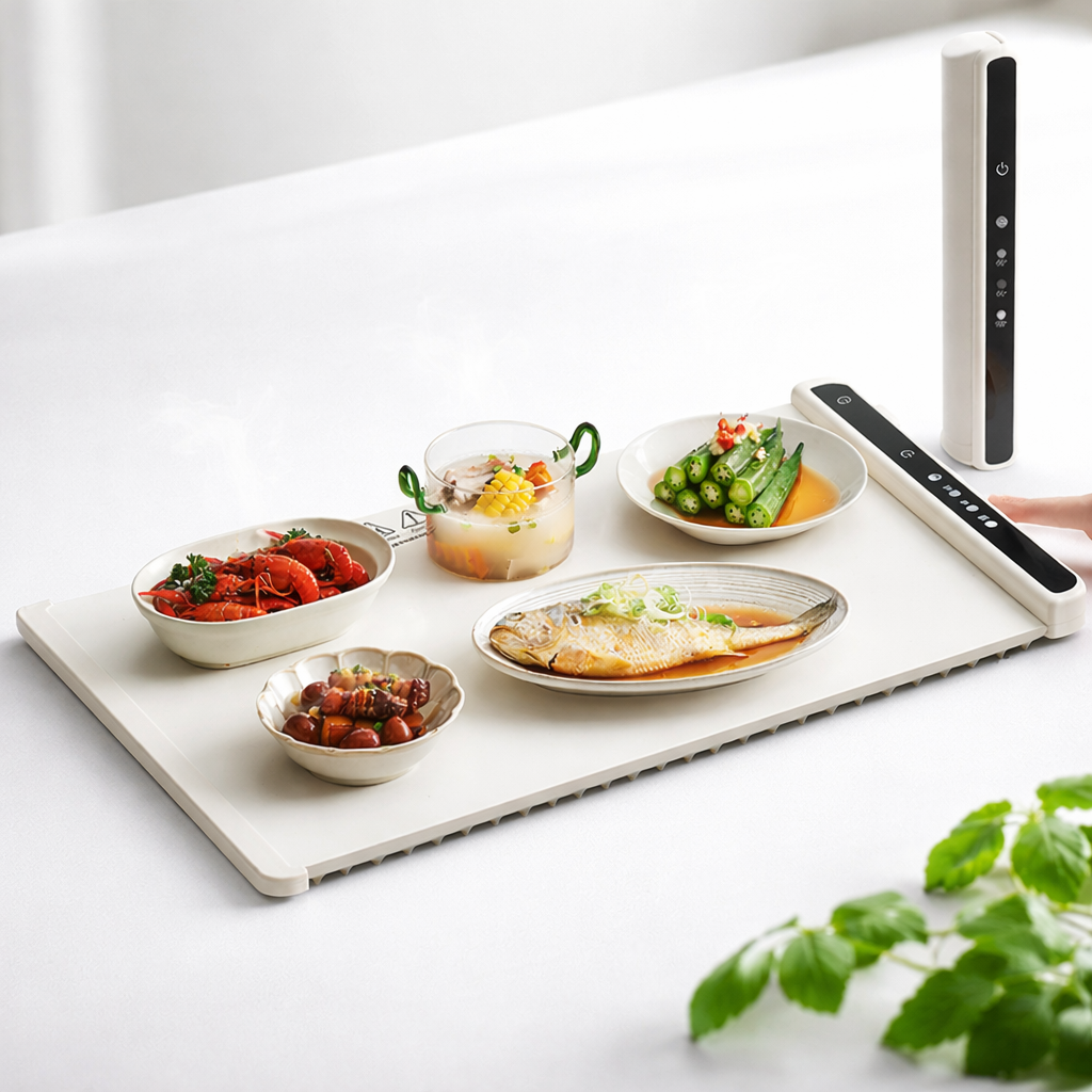 Electric Food Warming Mat, 6-Hour Timer