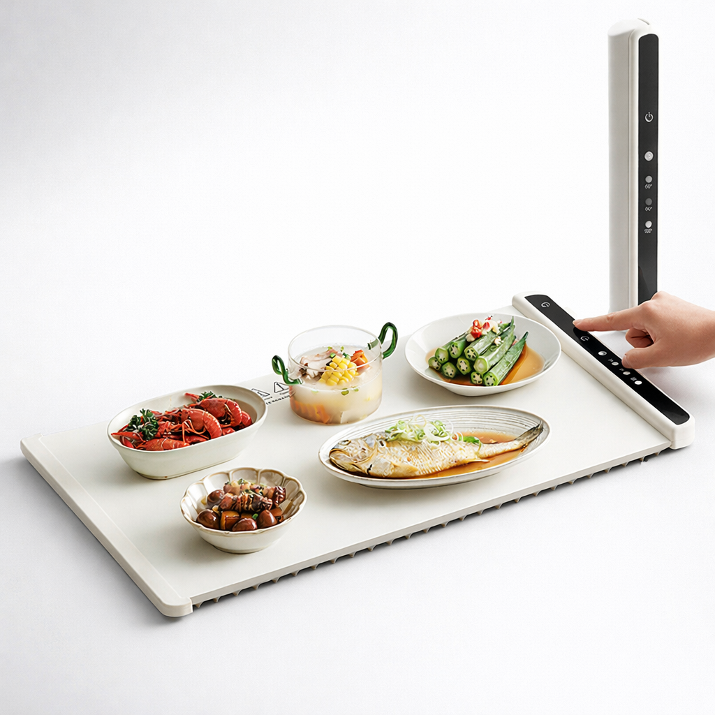 Electric Food Warming Mat, 6-Hour Timer