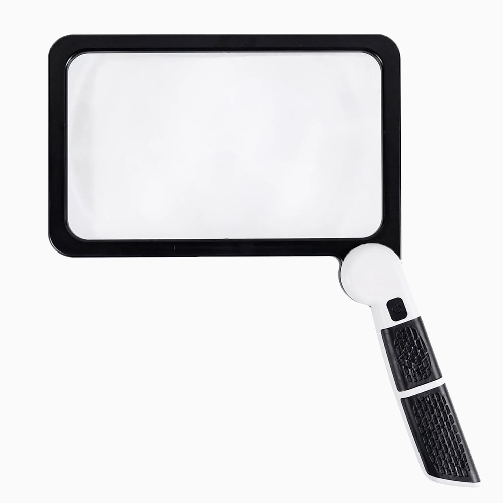 Foldable 5x Magnifying Glass with 48 LED Lights