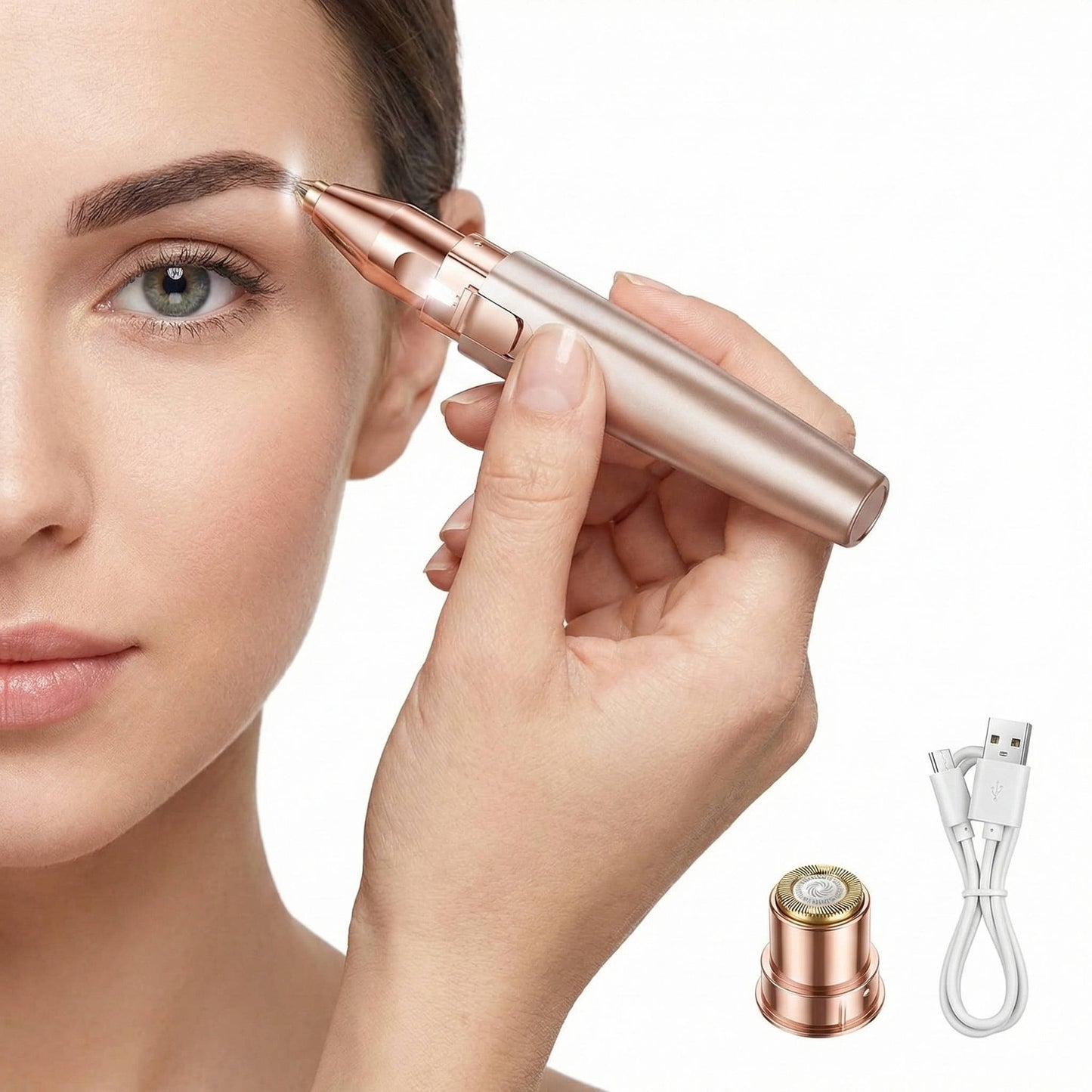 Painless Facial Hair Remover & Eyebrow Shaver