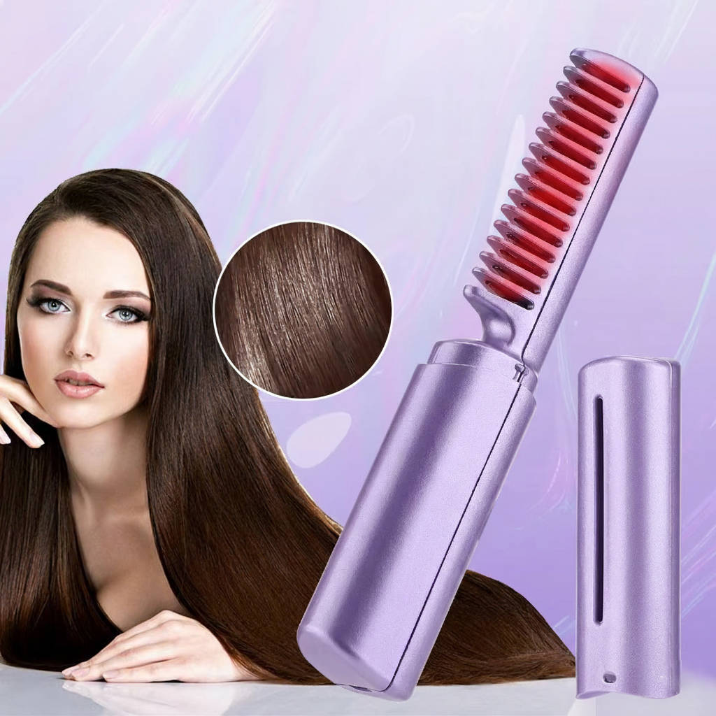Cordless Ceramic Straightening Hair Comb