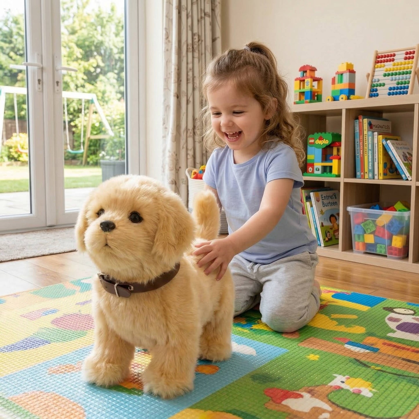 Interactive Robot Dog, Walks, Barks & Wags