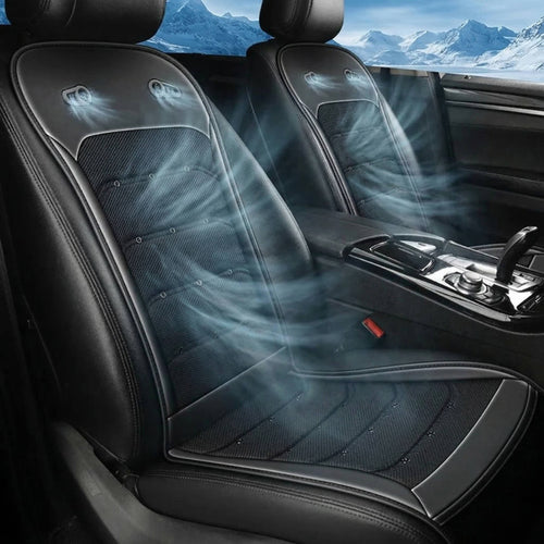 Cooling Car Seat Cushion & Cover with Fans