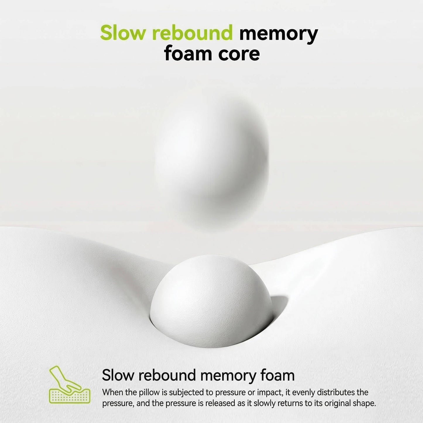 Cervical Memory Foam Neck Pillow