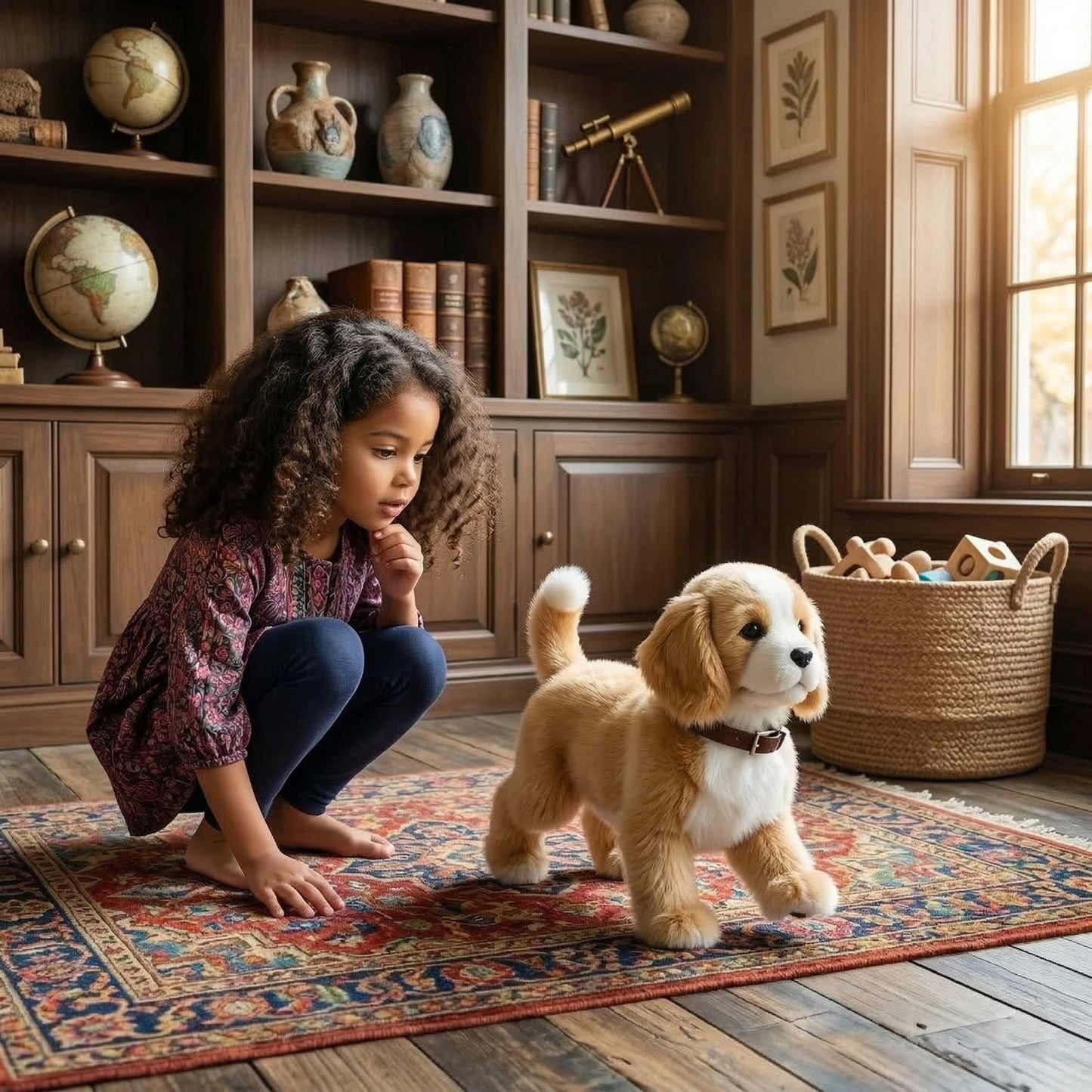 Interactive Robot Dog, Walks, Barks & Wags