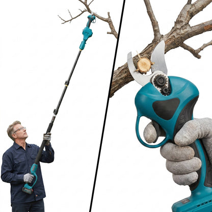 Cordless Electric Pole Pruner, 20V 15Ft Reach