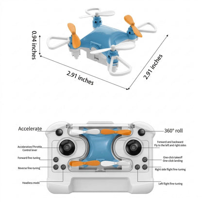 Mini RC Stunt Drone with 360° Flips