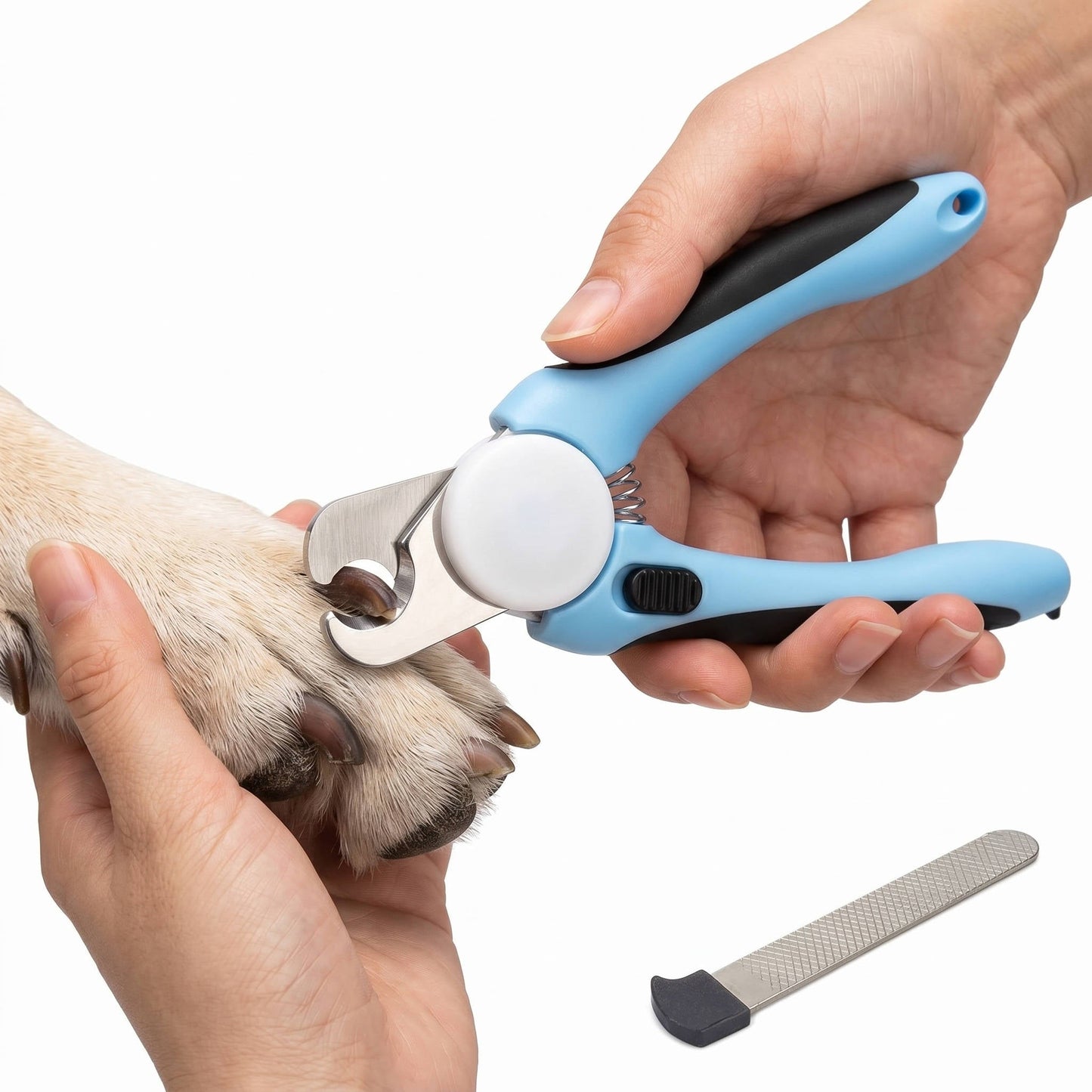 Pet Nail Clippers with Safety Guard & File