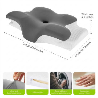 Cervical Memory Foam Neck Pillow
